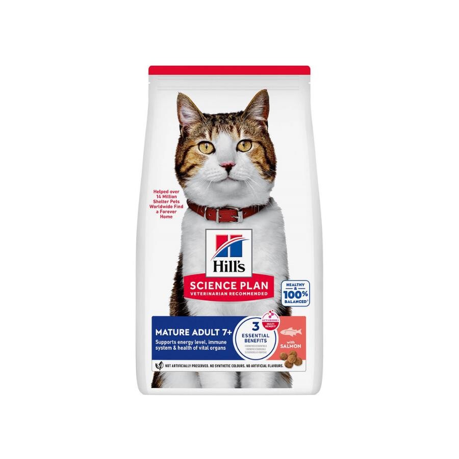 Hill's Science Plan 7 Somonlu Yaşlı Kedi Maması 1.5 KG | SRC: Barcode: 052742078847